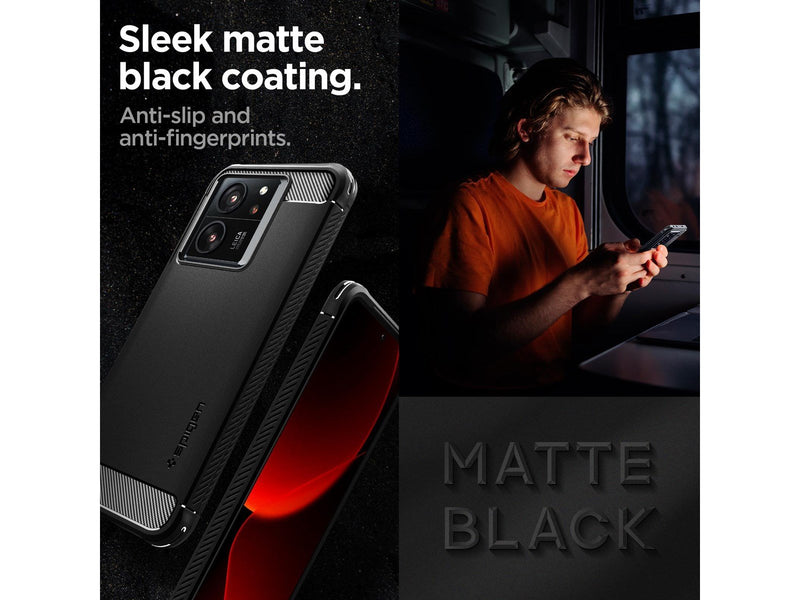 Spigen Rugged Armor - matte black - Xiaomi 13T Pro/13T