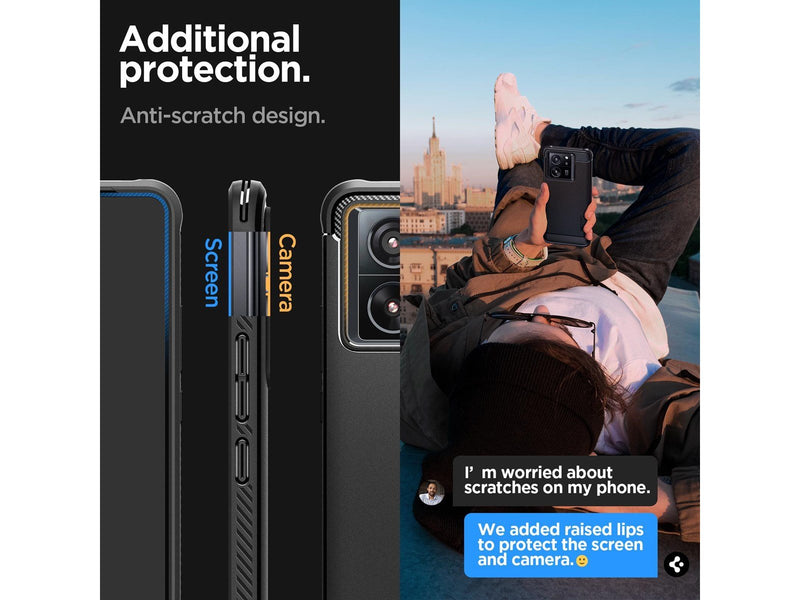 Spigen Rugged Armor - matte black - Xiaomi 13T Pro/13T