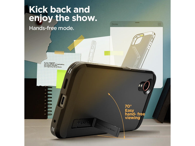 Spigen Tough Armor - black - Samsung Galaxy XCover 7