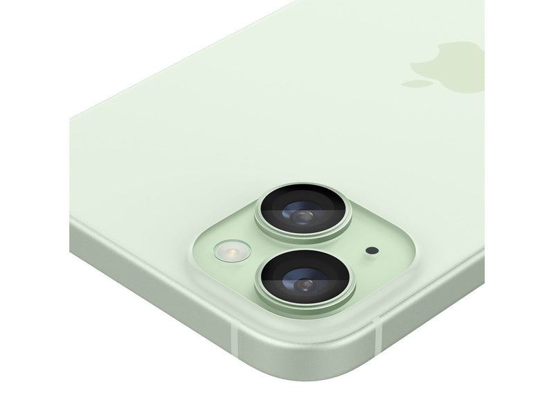 Spigen Glass tR EZ Fit Optik Pro 2 Pack - green - iPhone 15/15 Plus/14/14 Plus