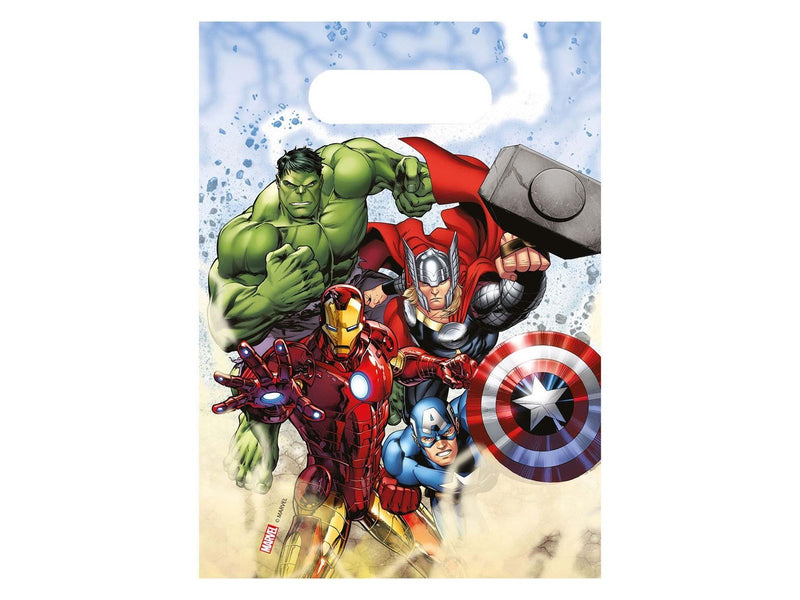 Globos Paper Party Bags FSC Avengers Infinity Stones 6 pcs.