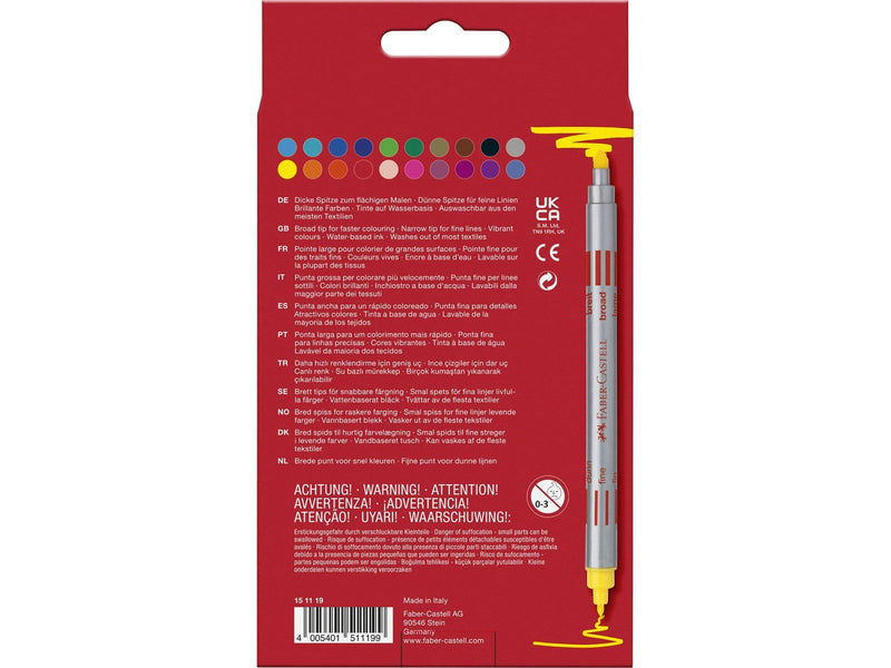 Faber Castell Thick/Thin markers 20 pcs