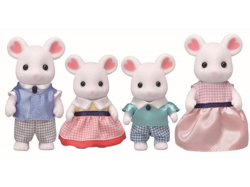 Sylvanian Families Marshmallow Mouse Family