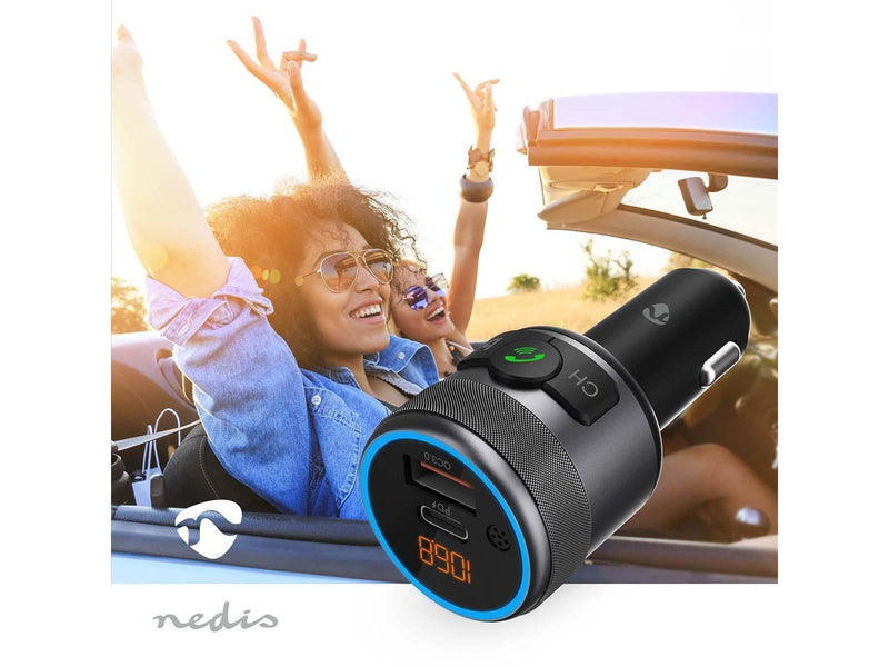 Nedis Car FM Transmitter | Fixed | Hands free calling | 1 "