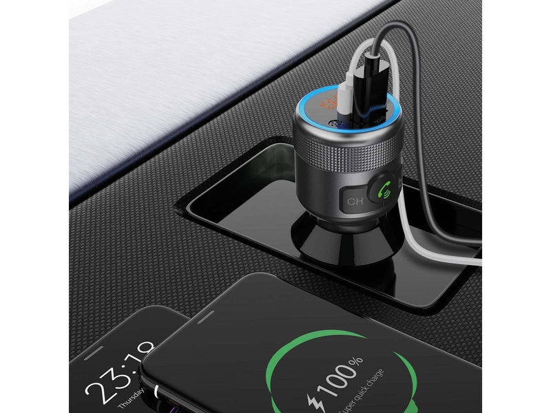 Nedis Car FM Transmitter | Fixed | Hands free calling | 1 "
