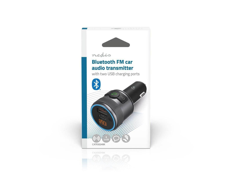 Nedis Car FM Transmitter | Fixed | Hands free calling | 1 "