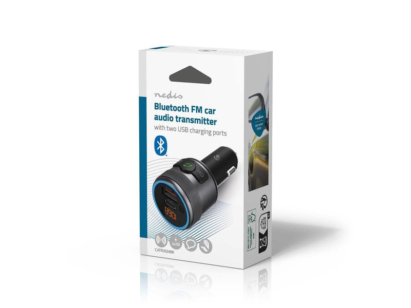 Nedis Car FM Transmitter | Fixed | Hands free calling | 1 "