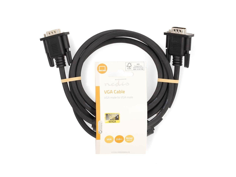Nedis CCGL59000BK20 VGA cable