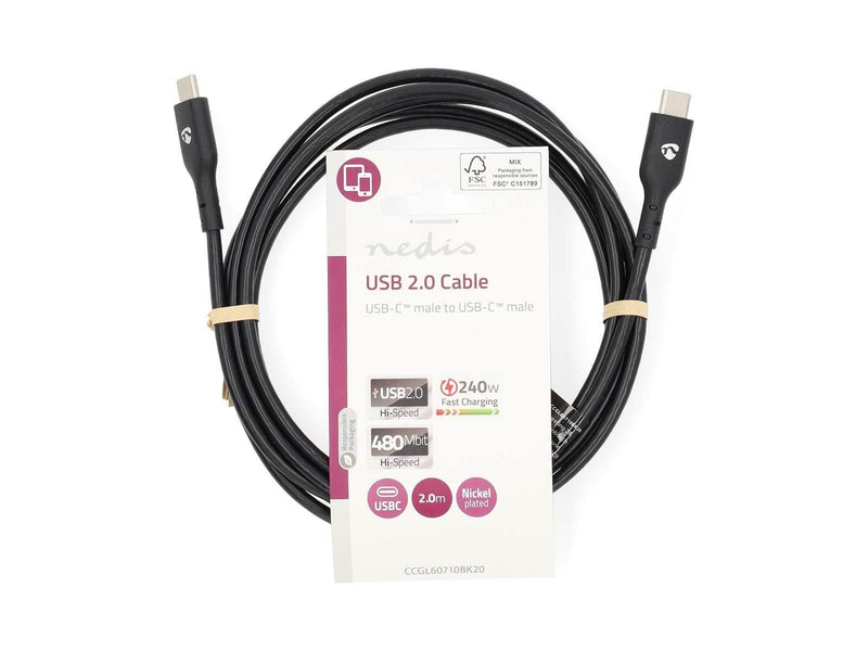 Nedis CCGL60710BK20 USB cable