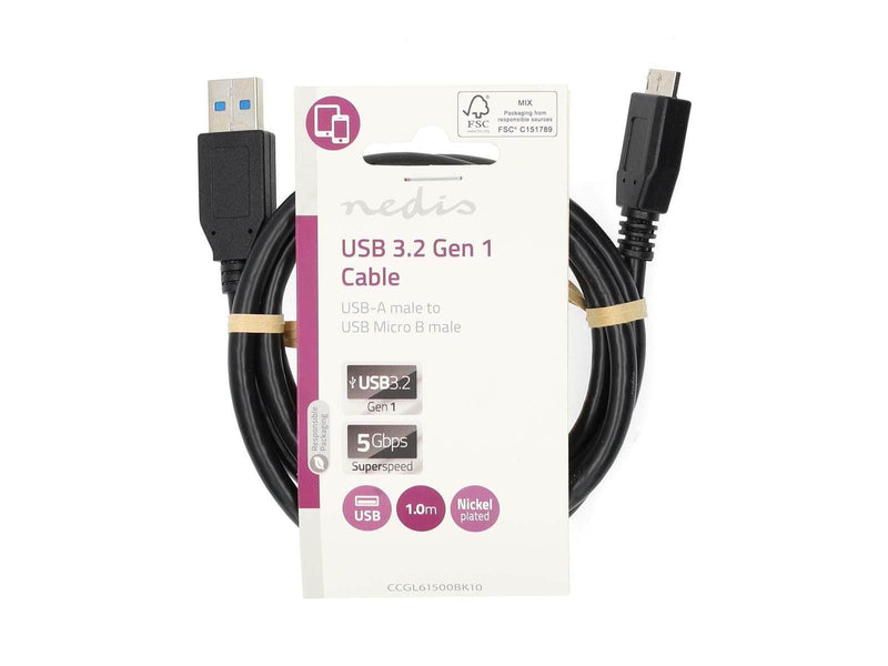 Nedis CCGL61500BK10 USB cable
