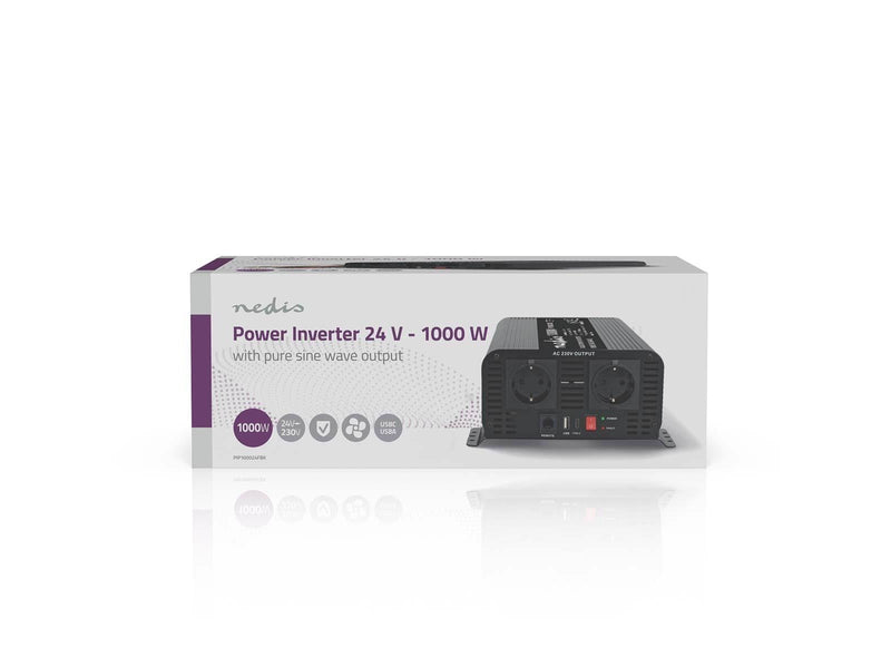 Nedis Power Inverter Pure Sine Wave | Input voltage: 24 V DC