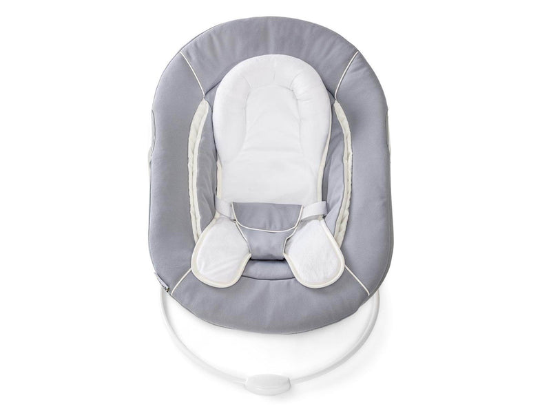 Hauck Alpha Bouncer 2in1 sitter and highchair seat Stretch Grey