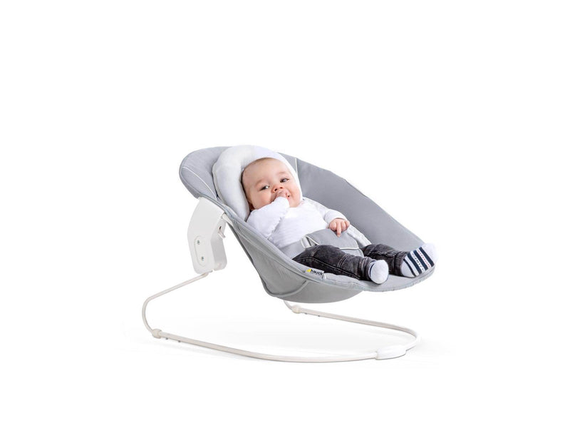 Hauck Alpha Bouncer 2in1 sitter and highchair seat Stretch Grey