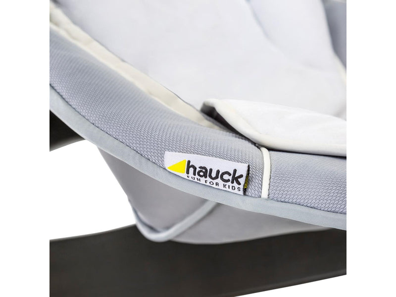 Hauck Alpha Bouncer 2in1 sitter and highchair seat Stretch Grey
