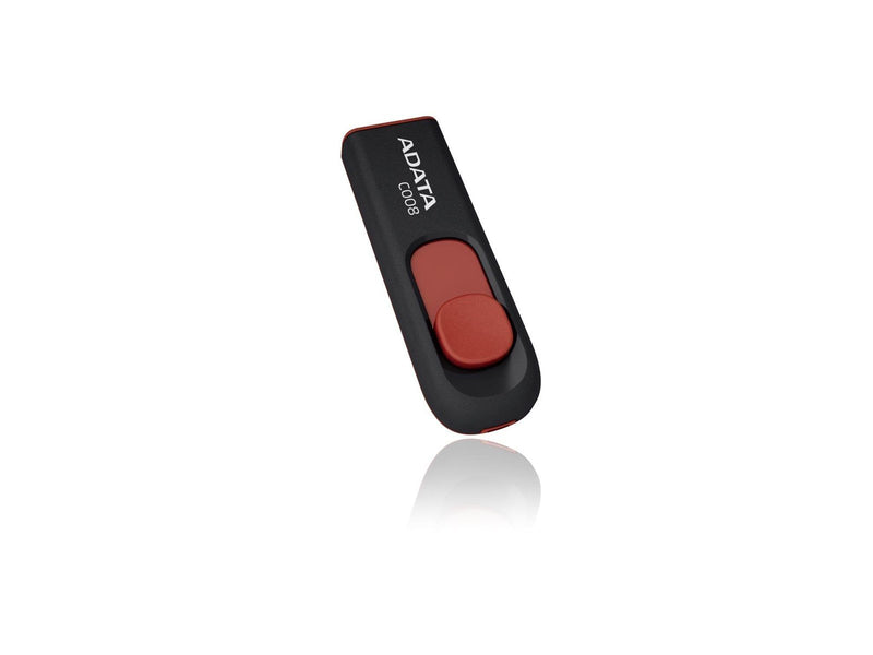 A-Data Classic Series C008 Capless - Schwarz - 64GB - USB-Stick