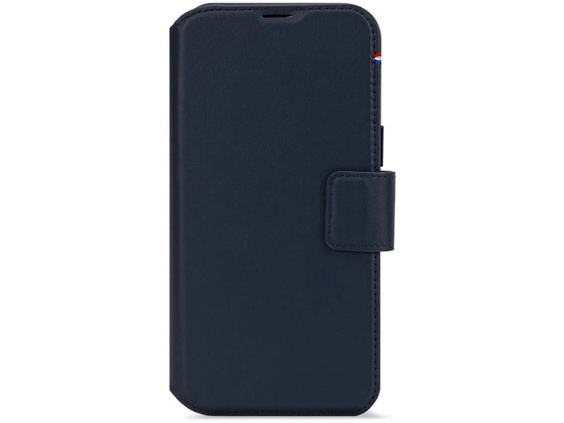 Decoded Leather Detachable Wallet navy - iPhone 16 Pro