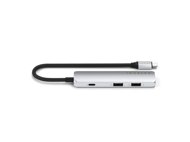 Satechi 4-in-1 USB-C Slim Multiport Adapter 4K - Silver