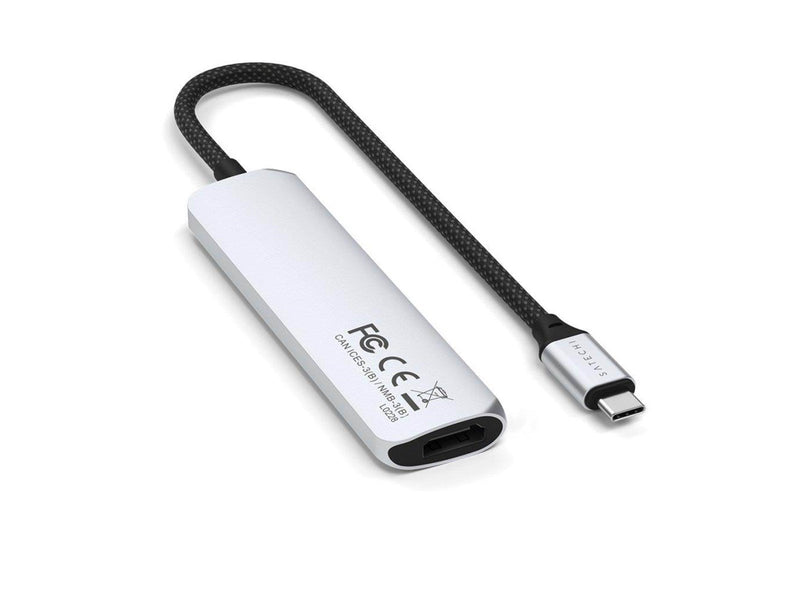 Satechi 4-in-1 USB-C Slim Multiport Adapter 4K - Silver
