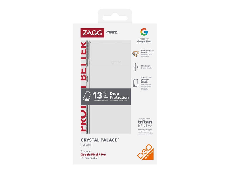 ZAGG Gear4 Crystal Palace for Google Pixel 7 Pro