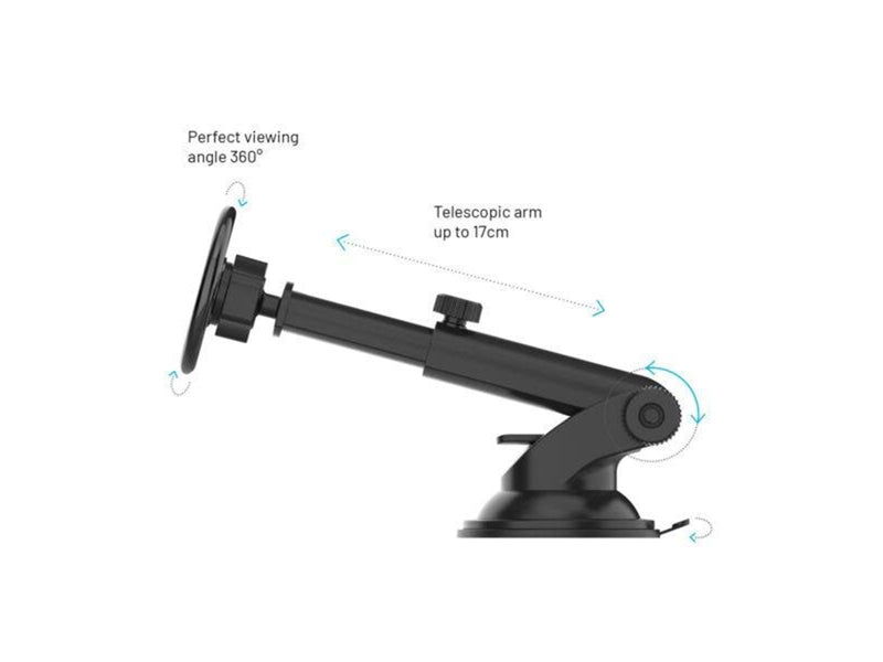 FIXED MagMount XL Windshield Car Mount - Black