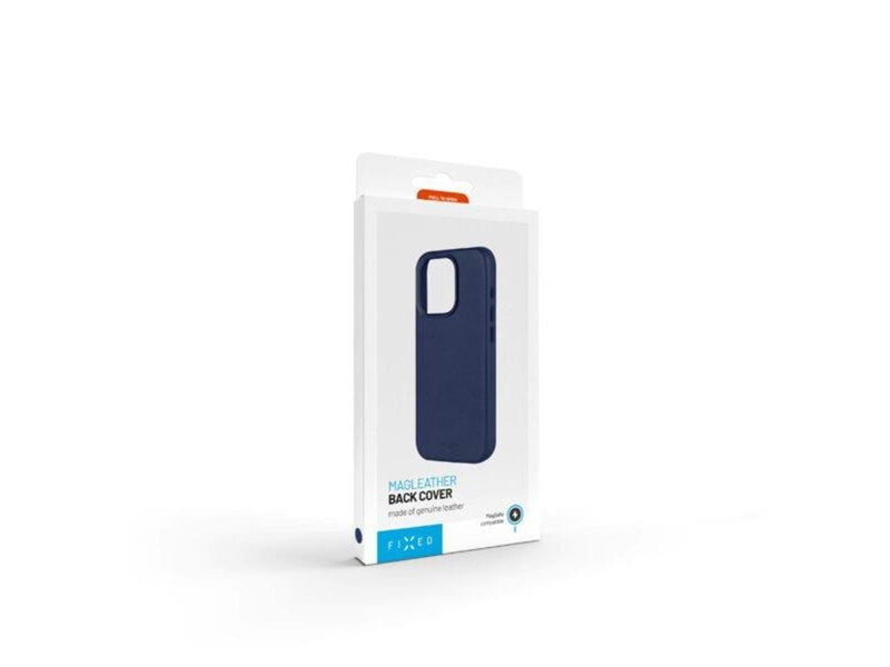 FIXED MagLeather case iPhone 16 - Blue