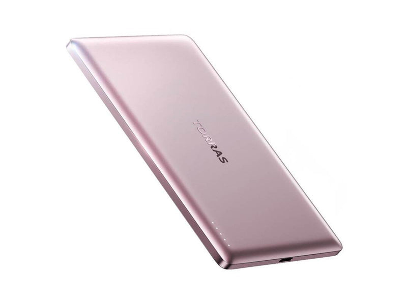 Torras 5000mah Mini Powerbank (Pink) Powerbank (Akku) - Pink - 5000 mAh