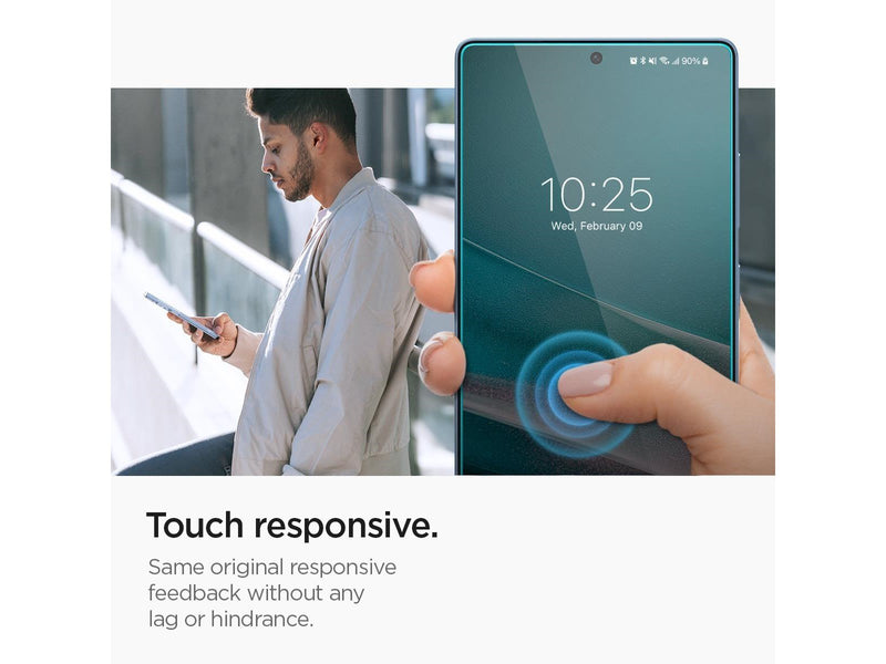 Spigen Glass tR EZ Fit HD 2 Pack - transparency - Samsung Galaxy S25 Ultra