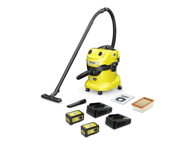 Kärcher Staubsauger WD 4-18 Dual Battery Set