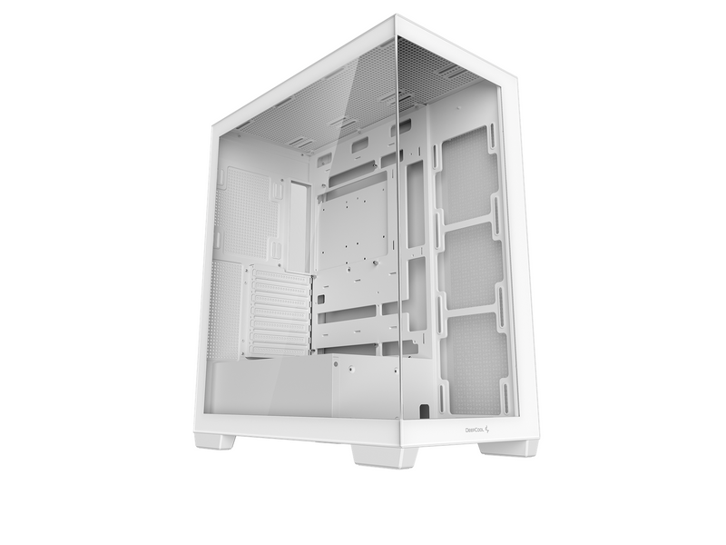DeepCool Midi CG580 - White - Gehäuse - Desktop - Weiß