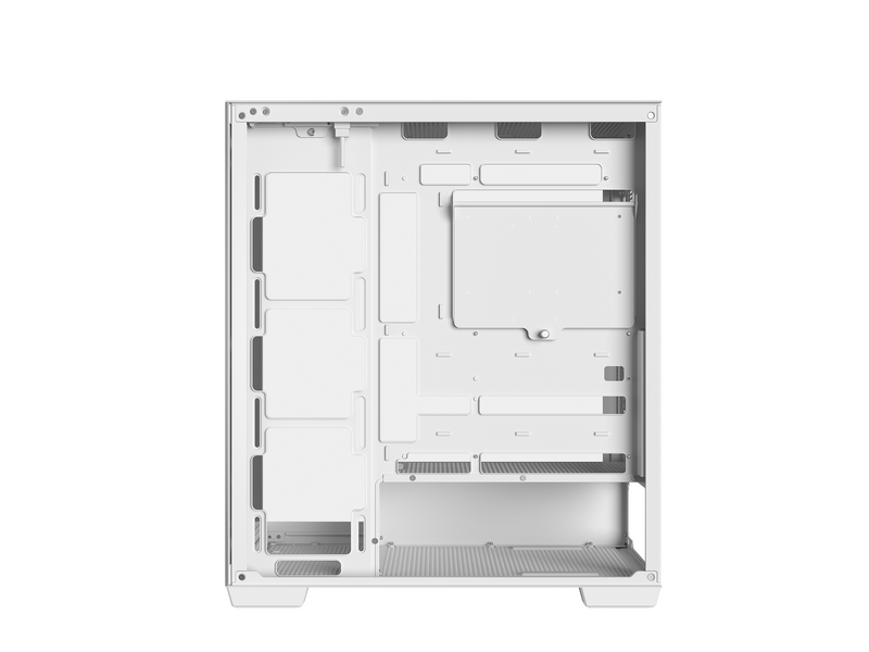 DeepCool Midi CG580 - White - Gehäuse - Desktop - Weiß