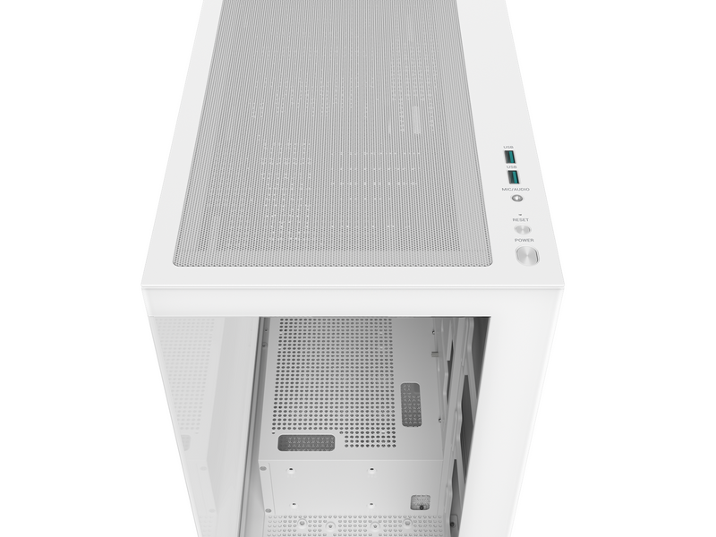 DeepCool Midi CG580 - White - Gehäuse - Desktop - Weiß