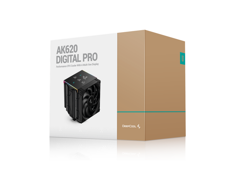 DeepCool AK620 DIGITAL PRO - Black - CPU-Luftkühler - 50 dBA oder höher