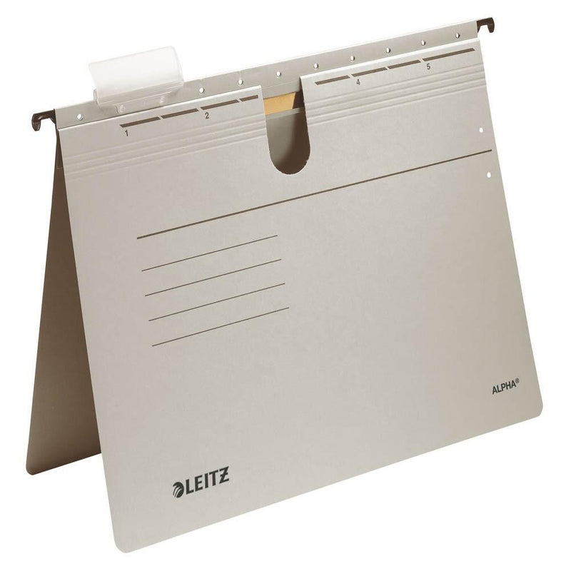 LEITZ Hängehefter ALPHA 1984 grau - 5 Stück