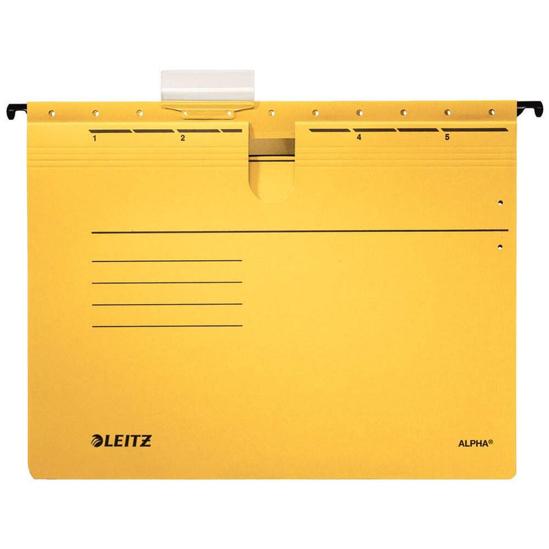 LEITZ Hängehefter ALPHA 1984 gelb - 5 Stück
