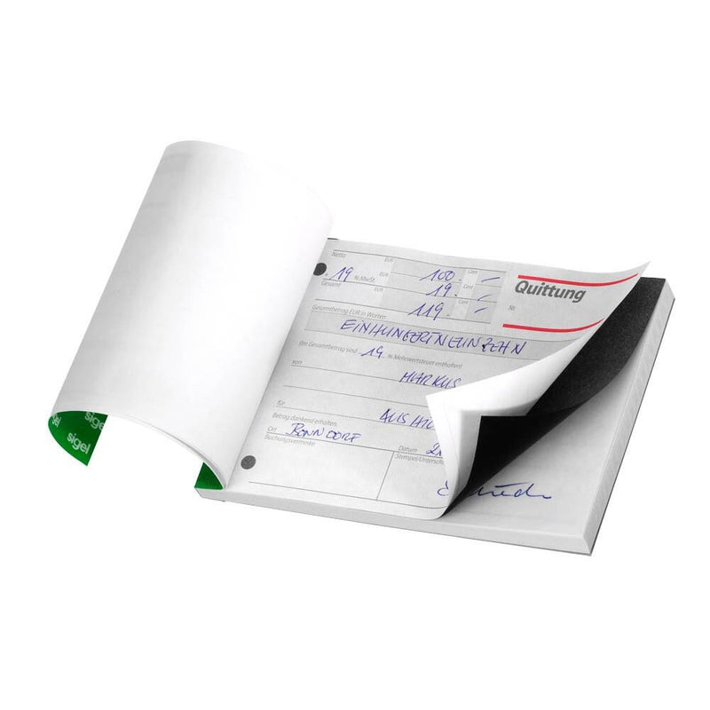 sigel Quittung, MwSt. separat ausgewiesen Formularbuch QU625