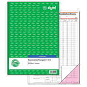 sigel Kassenabrechnung Formularbuch KG425 - 2 x 50 Blatt