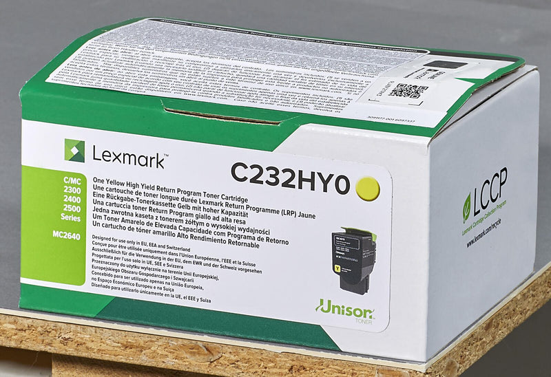 Lexmark Original Toner - gelb (C232HY0) für C2325dw, C2425dw, C2535dw, MC2325adw, C2425dw, MC2535adwe
