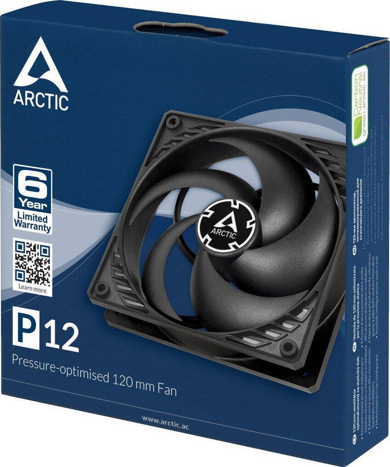 Arctic P12 Schwarz - 120 mm