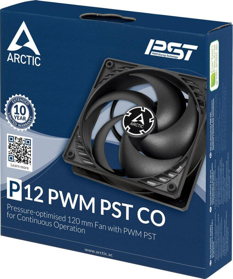 Arctic P12 PWM PST CO Schwarz - 120 mm