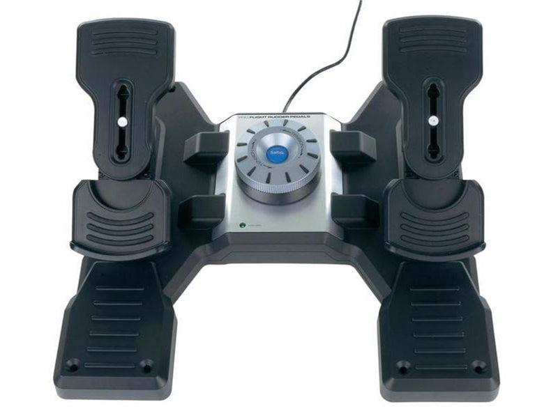 Logitech G Saitek Pro Flight Rudder Pedals - Wired Controller - PC