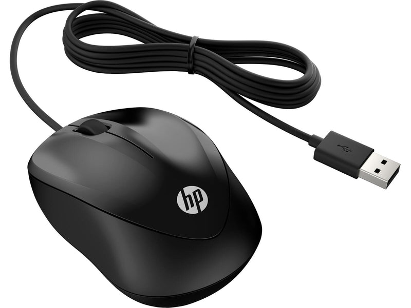 HP 1000 kabelgebundene Maus schwarz