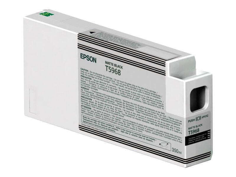 Epson Original UltraChrome HDR T5968 Druckerpatrone schwarz matt 350ml (C13T596800)