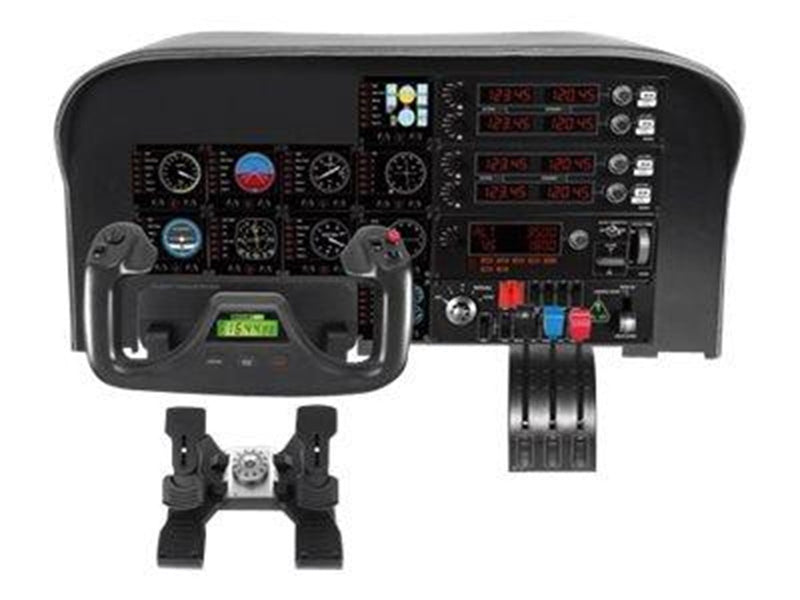 Logitech G Saitek Pro Flight Radio Panel - Wired Flight simulator instrument panel - PC