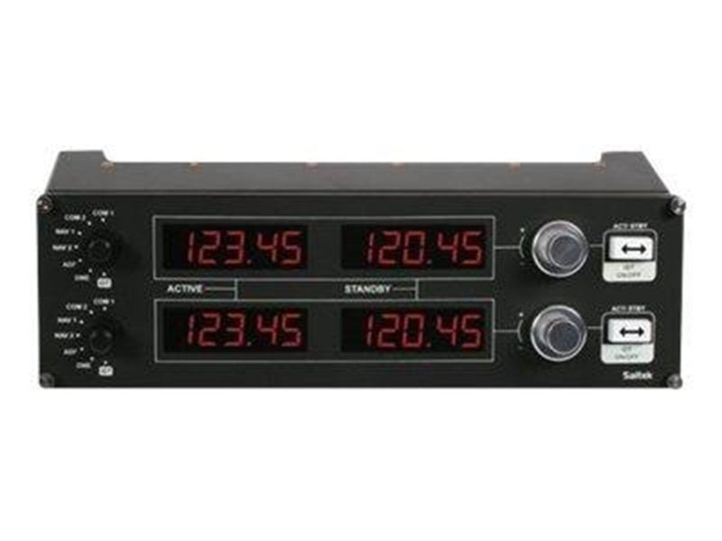 Logitech G Saitek Pro Flight Radio Panel - Wired Flight simulator instrument panel - PC