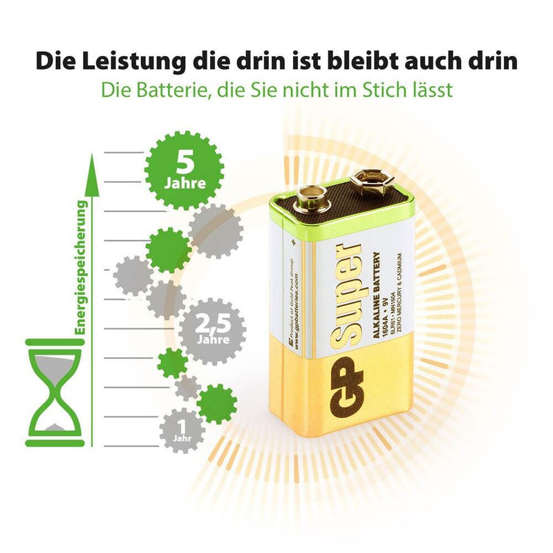 GP Batterie SUPER E-Block - 9,0 V
