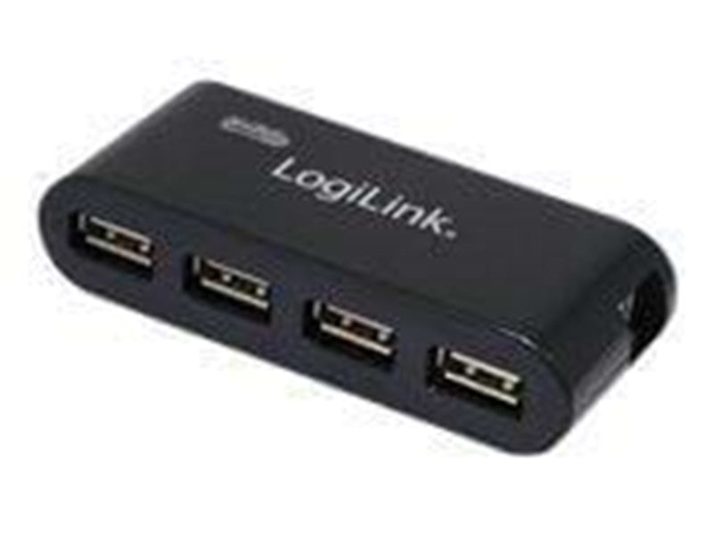 LogiLink USB 2.0 Hub Schwarz - 4 Ports USB-Hubs - USB 2.0 - 4 - Schwarz