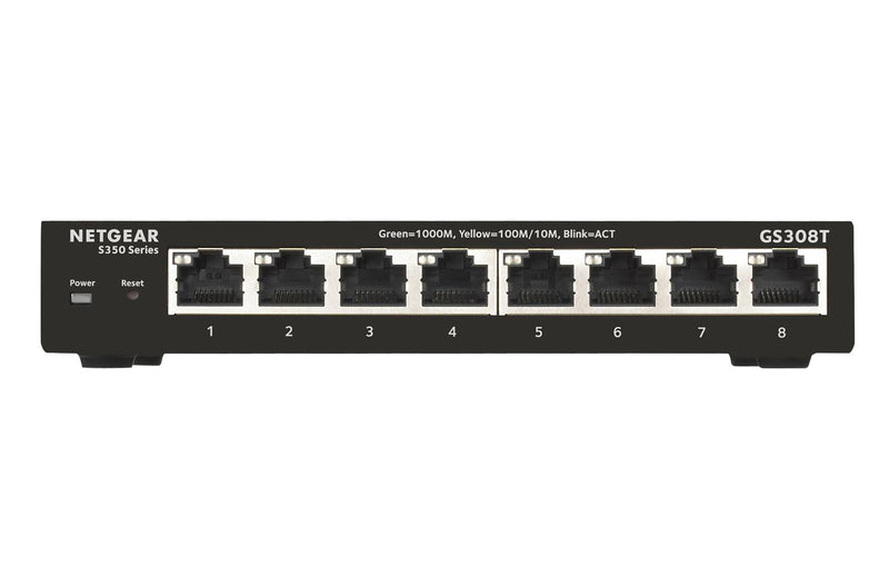 Netgear GS308T 8-Port Gigabit Ethernet Smart Managed Pro Switch
