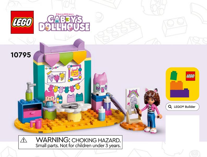 LEGO® Gabby's Dollhouse Bastelspaß mit Baby Box