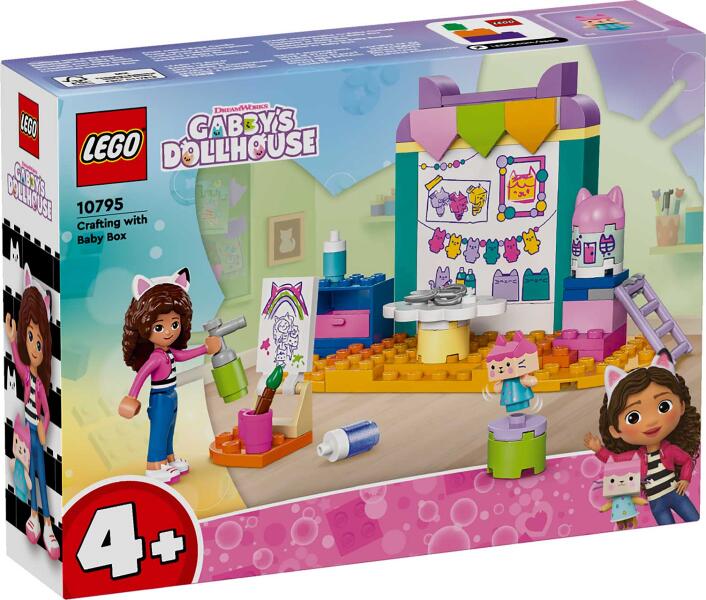 LEGO® Gabby's Dollhouse Bastelspaß mit Baby Box