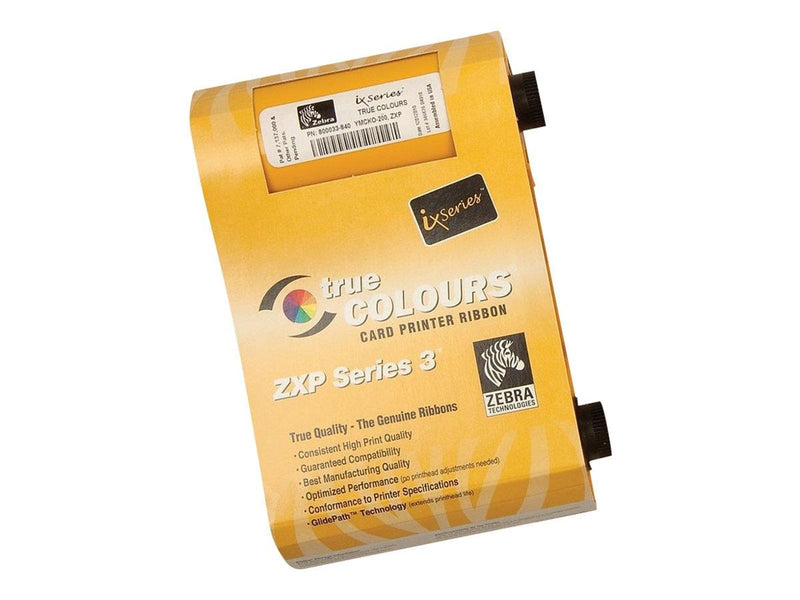 Zebra 800033-840 / Color ZXP3 Printer Ribbon YMCKO - Druckerband (Farbe) Farbe (Cyan, Magenta, Gelb, Kohlenschwarz, Klare Oberfl